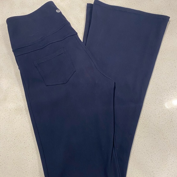 HALARA Navy Flare Pants - Picture 2 of 9